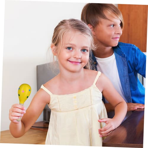 VICASKY Маракасы Игрушки, Деревянные Музыкальные Инструменты для Детей, Шейкеры, Песочные Молотки, Ударные Инструменты, Товары для Вечеринок, Игры, Реквизит, 10 Штук, Рандомизированные