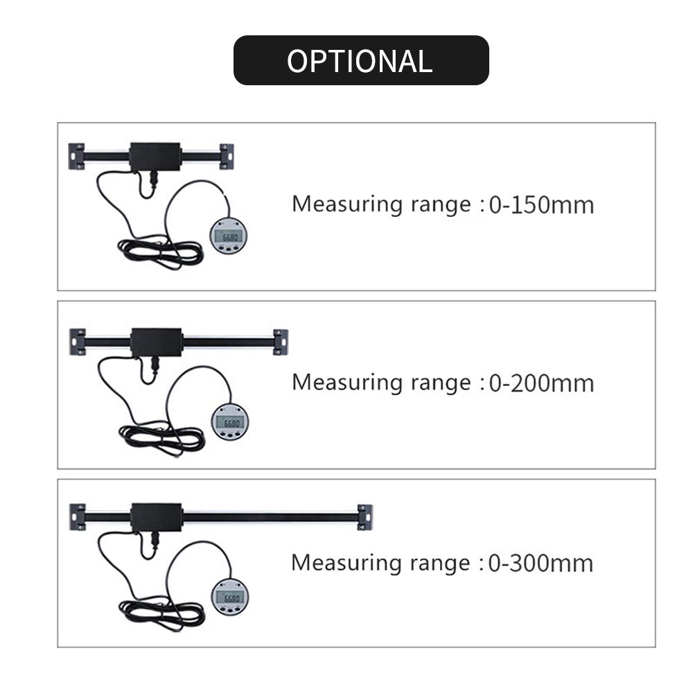 Цифровая линейная шкала отсчета Вертикальный размер опционально 0,01 мм Магнитный пульт дистанционного управления Внешний дисплей Линейка Станочное оборудование