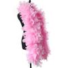 DIY 200Gram Pink Turkey Marabou Feather Boas Trim Scarf 2Meter Feathers Clothing Wedding Party Shawl Decoration Plumes Crafts Scarf