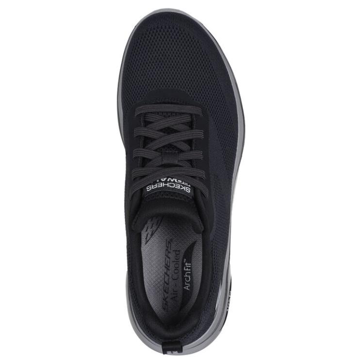 Skechers Go Walk Arch Fit 2.0 Удобные Универсальные Низкие Повседневные Кроссовки Мужские кроссовки Черный 216524-BKGY