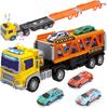 KeyAngel Car Toy Construction Vehicle Set New Catapult Style Light and Sound Boys Toy 2 3 4 5 6 Years Old Working Vehicle Toy Birthday Gift Ranking
