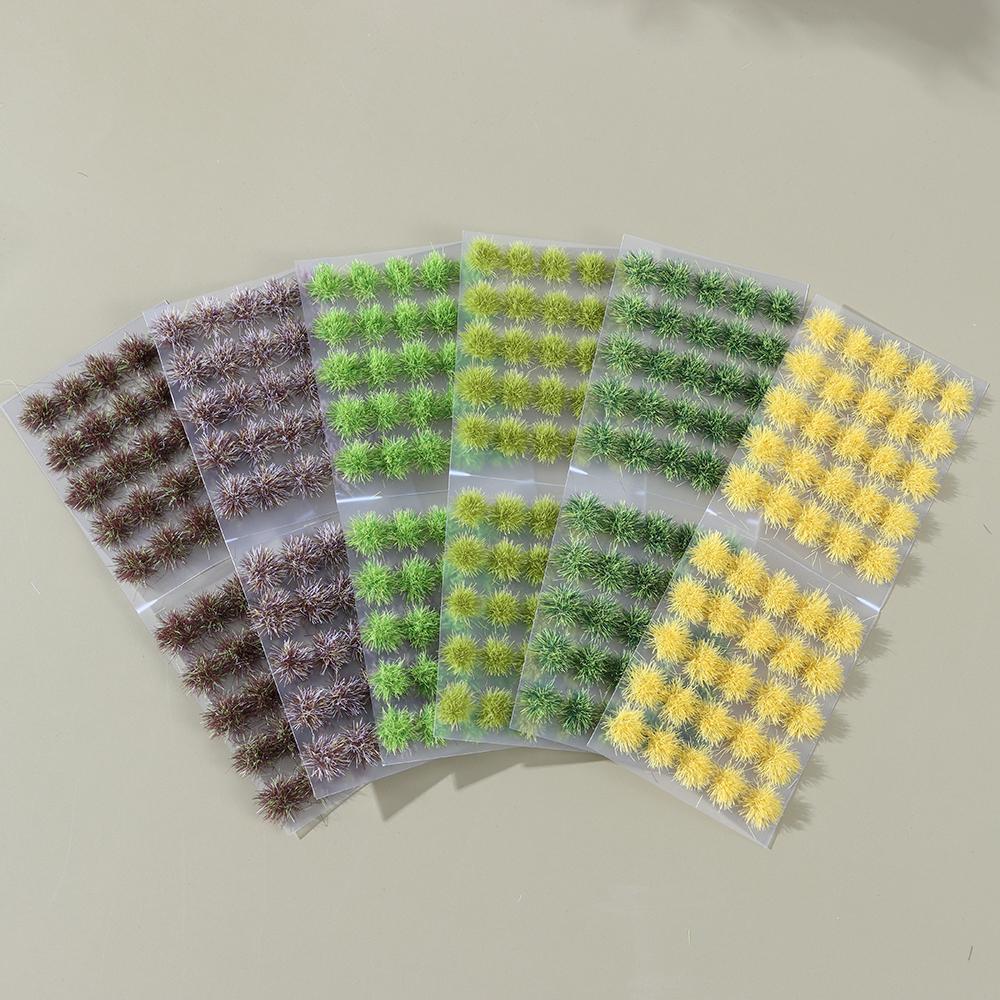 Scene Micro Landscape Artificial Grass Tufts Plant Cluster Miniature Grass Bushes Simulation Model