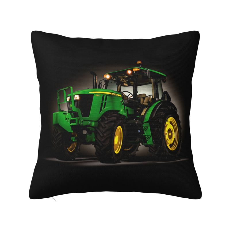 Наволочка для трактора Домашняя декоративная Каваий Подушка для стула Квадратная наволочка