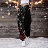 Women's Casual Fashion Sweatpants Christmas Printed Casual Pants