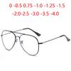 Oval 1.56 Aspheric Lens Customize Prescription Eyeglasses Women Men Cyl 0~-200 Stainless Steel Diopter Glasses Sph -0.5 To -4.0