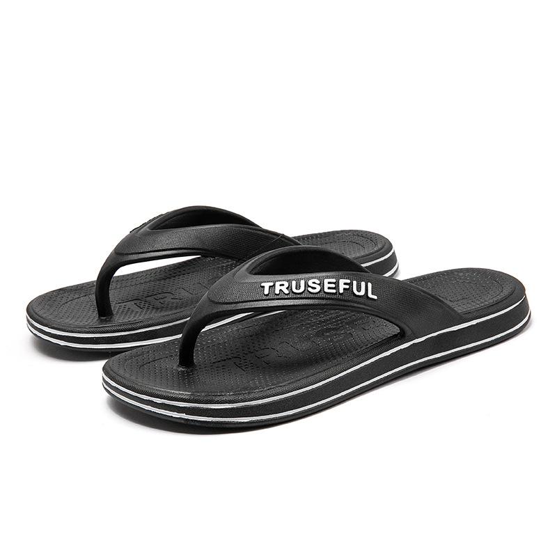 Новые простые шлепанцы мужские нескользящие повседневные кусачки для ног мужские пляжные модные крутые тапочки
