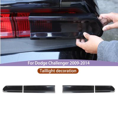 Автомобильный задний фонарь, декоративная накладка для Dodge Challenger 2009-2014, внешние аксессуары, дымчатый черный