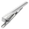Mila Schon Silver Herringbone Tie Clip (se-ms041)