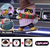 Разноцветный милый аниме автомобиль центральная консоль украшения мини скейтборд медведь автомобиль зеркало заднего вида украшения аксессуары для интерьера