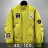 Большие размеры 4XL-10XL Модные оверсайз бомберы для мужчин Верхняя одежда С длинным рукавом Короткое пальто