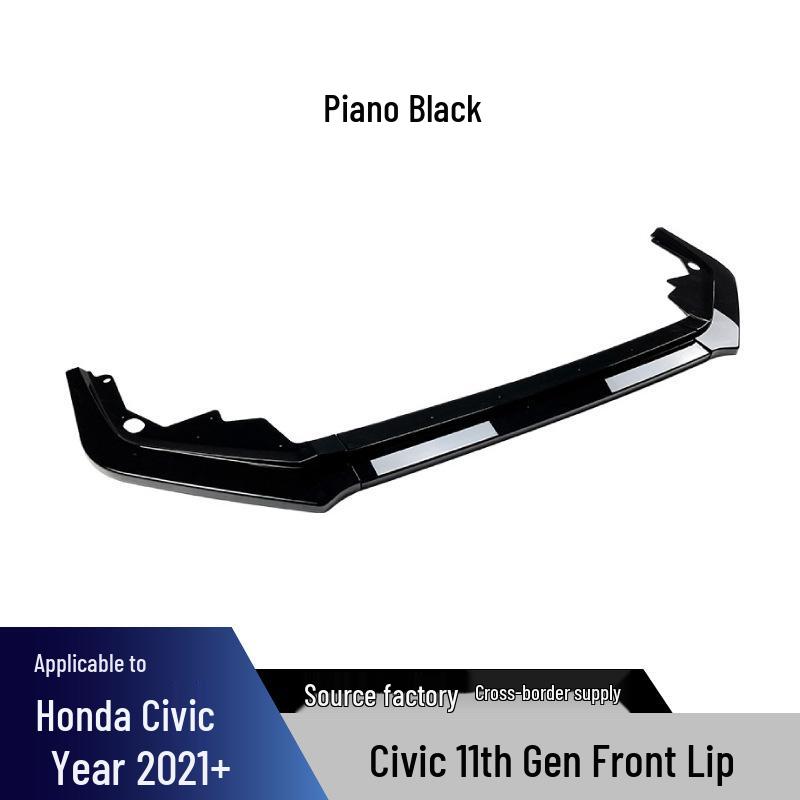 Honda Dai Civic Передний сплиттер и угловые накладки на бампер Комплект кузова Спойлер Модификация