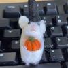 Ручная работа Хэллоуин Фетровое украшение Мышь Очаровательный внешний вид Супер мягкая Настольная кукла-мышь