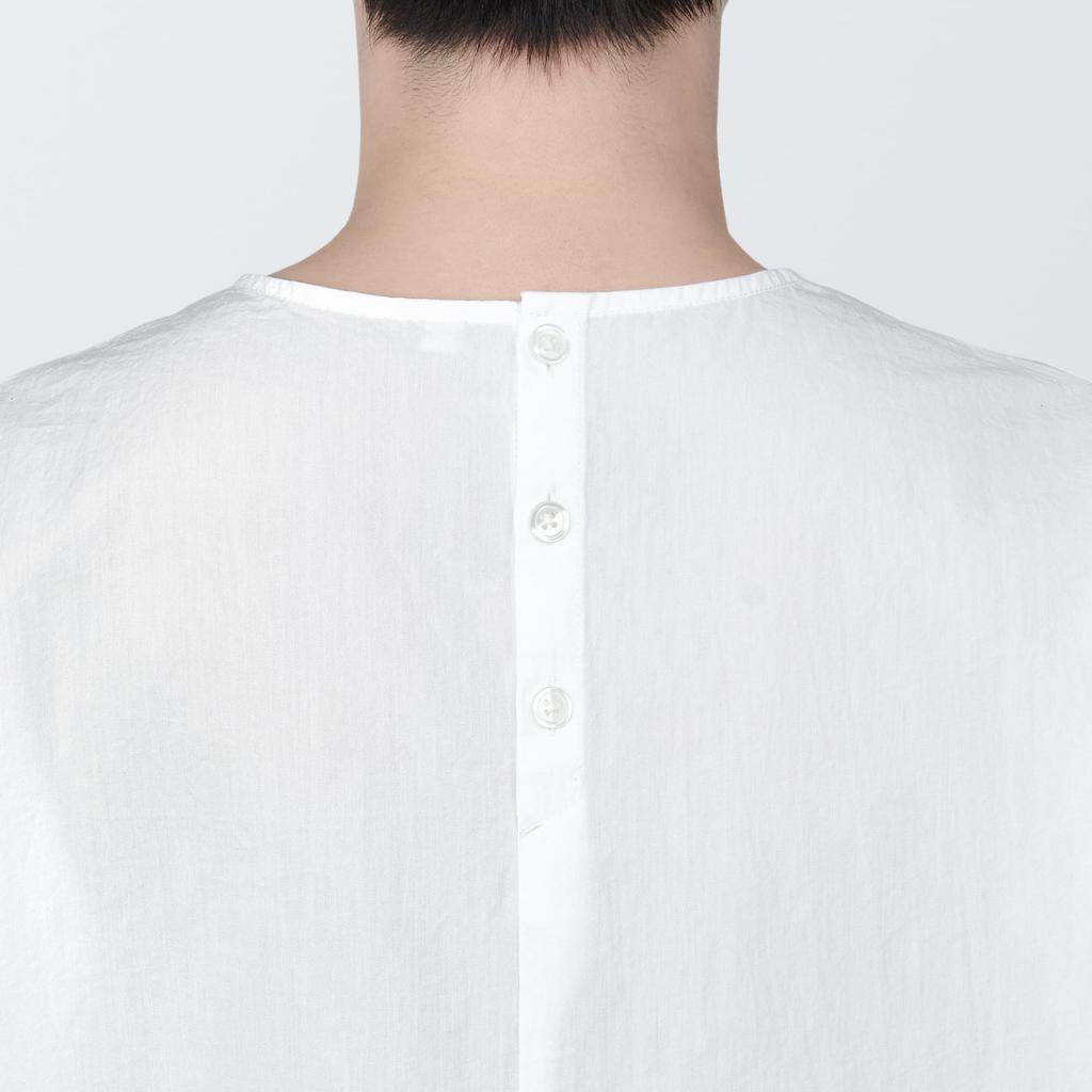 MUJI Short Sleeve Blouse Cool Broad Short Sleeve Blouse Ladies BC2JOA4S White S Women's