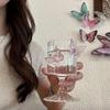 Оригинальный бокал на высокой ножке Instagram Бабочка Бокал для вина Бокалы для шампанского Эстетичные бокалы для коктейлей Рождественские подарки