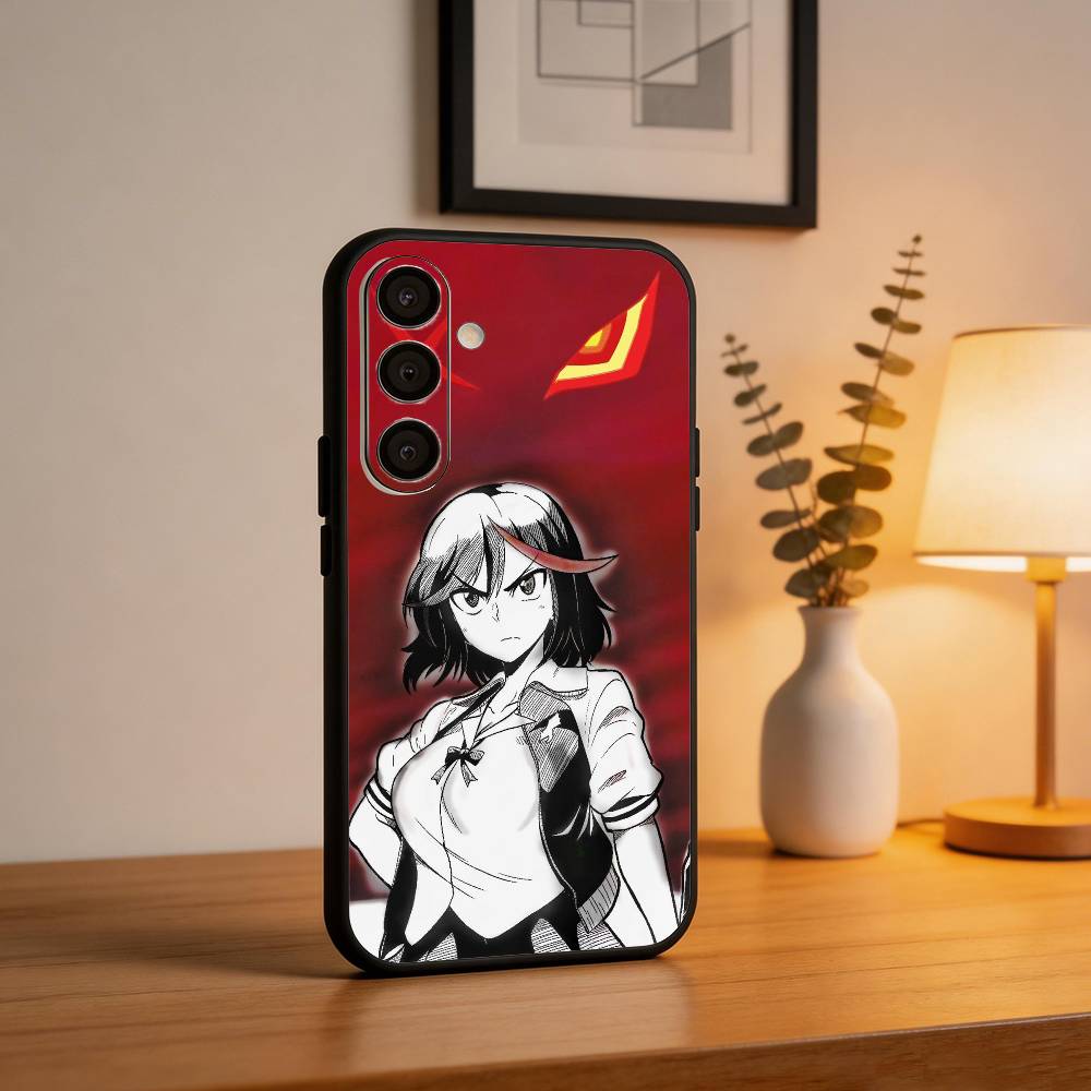 Крутой чехол для телефона K-Kill La Kill для Samsung A73,72,71,A52,51,40,41,A22,A32,31,A13, Мягкий черный корпус
