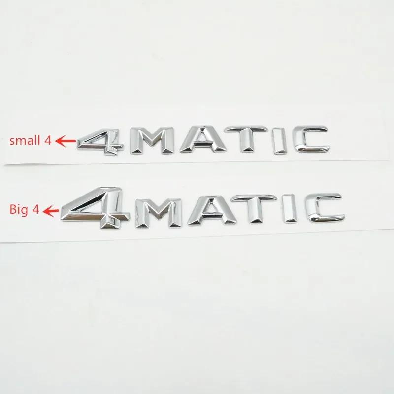 3D ABS For Mercedes-Benz A B C E G S ML SL CL GLA CLA Class 4MATIC 4 MATIC Trunk Lip Lid Letters Emblem Logo Badges PK1