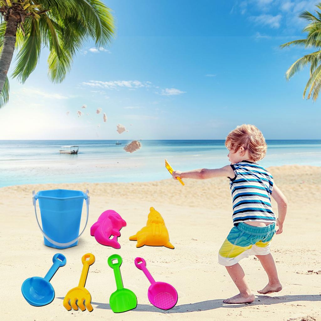 7 Piece Beach Toy Sand Set Sand Play Sandpit Toy Summer Outdoor Toy