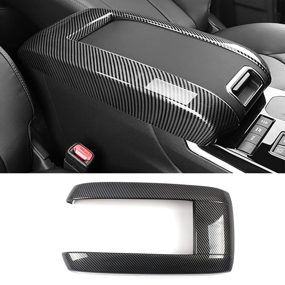 Для Toyota Highlander XU70 2024 года выпуска, аксессуары для салона автомобиля, молдинги, стильная центральная часть управления, отделка из углеродного волокна