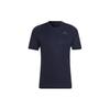 Футболка с коротким рукавом и сплошным логотипом, мужская, цвет темно-синий HC0408