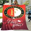 1pc Blanket - Feyenoord Rotterdam logo Print Design, Lightweight Blanket for Sofa, Bed- Soft &Warm, Gift for All Seasons