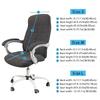 1Pc Elastic Jacquard Office Chair Cover Swivel Chair Covers Gaming Armchair Cover Anti-Slip Computer Chair Seat Slipcover Home