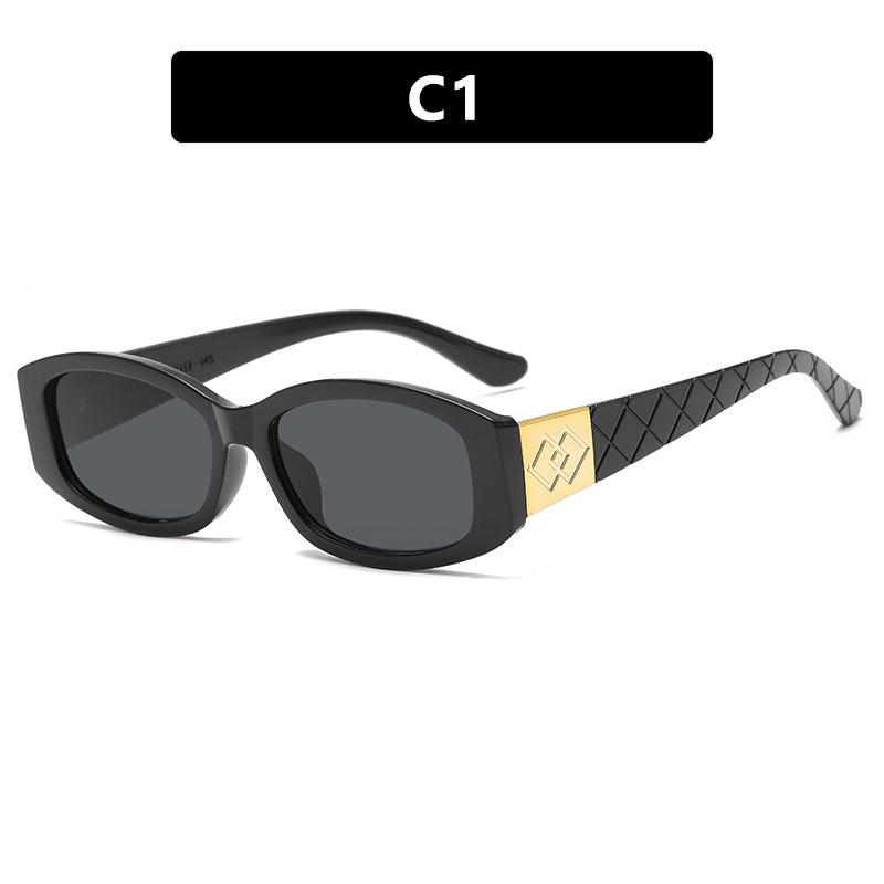 Солнцезащитные очки для женщин в небольшой оправе, защита от ультрафиолета и солнца, новые модные пляжные солнцезащитные очки.