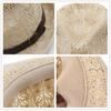Vintage Hollowed Men Panama Hat Men Cotton Fedora Male Sun hat Women Summer Beach hat Chapeau dad Jazz Trilby Cap Sombrero