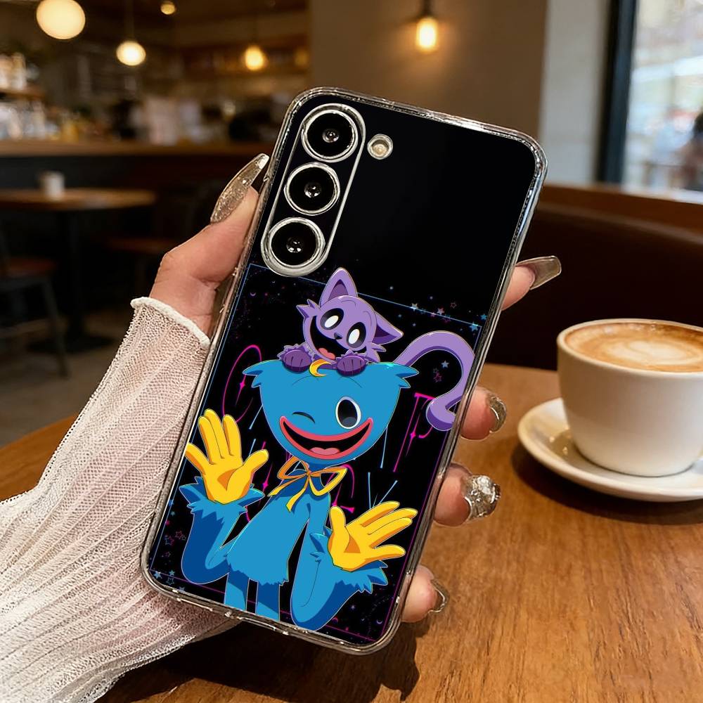 Чехол для телефона H-huggy W-Wuggy для Samsung S25,S24,S21,S22,S23,S30,Ultra,S20,Plus,Fe,Lite Прозрачный чехол