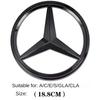WVWGI1 C200 E200 New 2025 For Mercedes Benz 1Pcs ABS Car Front Grille Badge Decal Cover Emblem For Mercedes Benz W204 W205 W210 W211 W2
