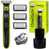 Электробритва - Philips - OneBlade QP2724/10 - Триммер для бороды 3 насадки - Влажное и сухое использование - С подставкой