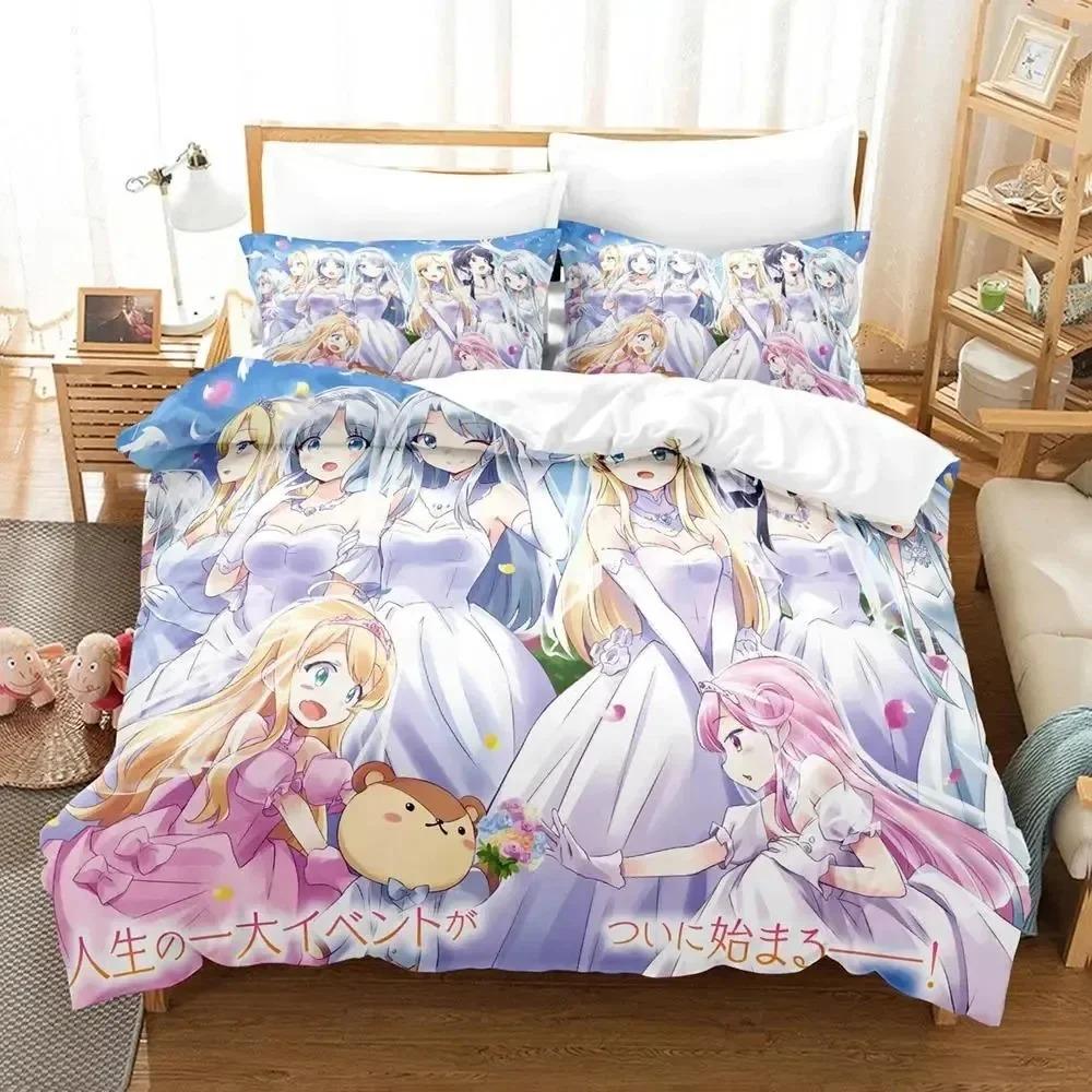 In Another World with My Smartphone Bedding Set Duvet Cover Bed Set Quilt Cover Pillowcase Comforter King Queen Size Boys Adult