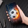 Чехол для телефона Огненный Футбольный Мяч для Samsung Galaxy A57 A56 A37 A55 A36 5G A26 A54 A52 A35 A34 A25 A17 A16 A15 A07 A06