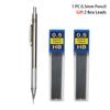 0.3 0.5 0.7 0.9 1.3 2.0 3.0mm Mechanical Pencil Full Metal Art Drawing Painting Automatic Pen Office School Supply Stationery