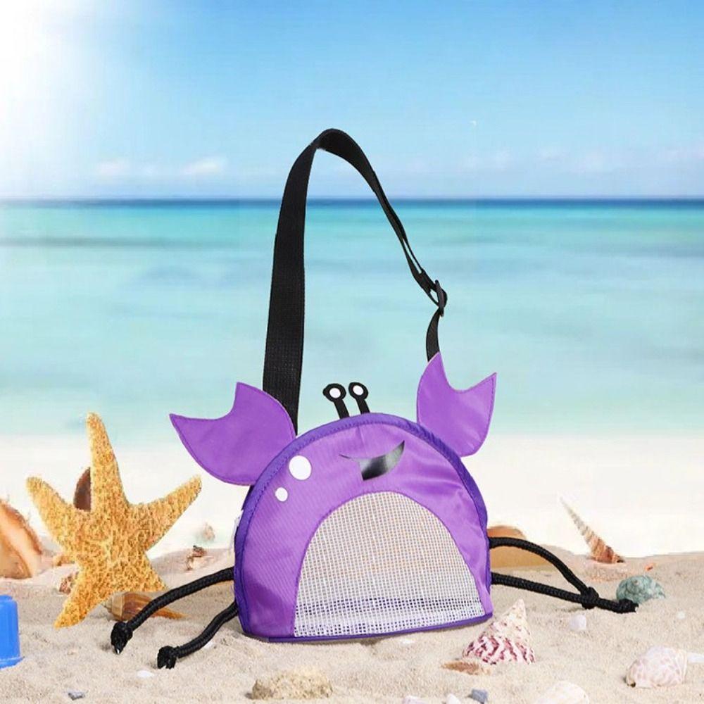 Holding Beach Shell Shell Bags Toys Collecting Storage Bags Protable Messenger Bag  Kids