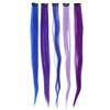 Colored Hair Extensions Highlight Synthetic Hairpiece Clipin Hair Extensions for Girls