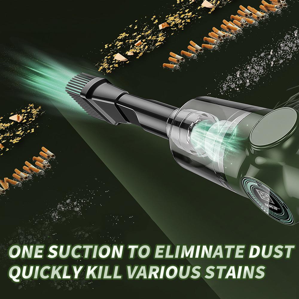 Беспроводной автомобильный пылесос Сильное всасывание Пылесборник Беспроводной ручной Пылесос для влажной и сухой уборки Воздуходувка для автомобиля 290000Па