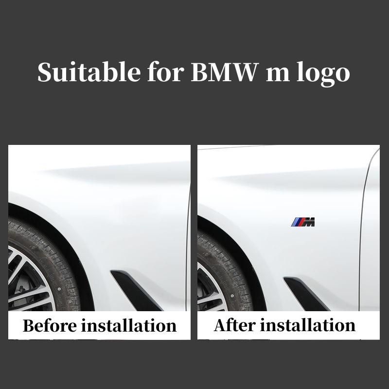 2 шт. Применимо к BMW M-стандартный ABS-пластик маркировка 1/3/5/7 серии боковой стандарт крыла M-стандартный X1X3X5m спортивная задняя наклейка.