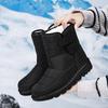 TUINANLE Женские теплые хлопковые ботинки, нейлоновые зимние ботинки, зимние полусапожки, нескользящие короткие ботинки