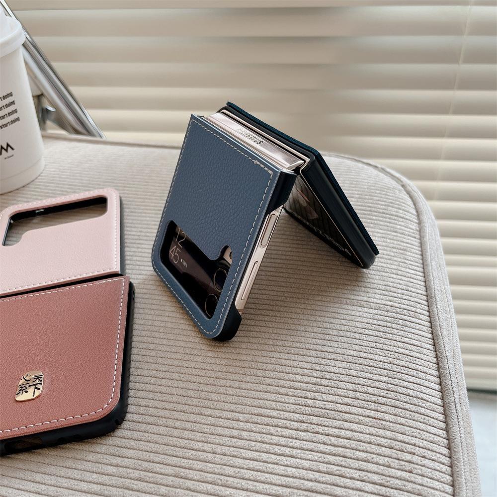 2023 чехол с рисунком личи для Samsung Galaxy Z Flip 4 3 5g, модный противоударный чехол из Южной Кореи, противоударные чехлы для Flip3 Flip4