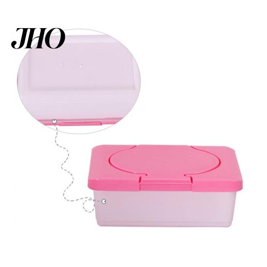 Large Capacity Wet Tissue Holder Dustproof Simple Appearance Durable 80Pcs Wipe Box for Home Storage