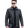 Leather Jacket Men's Genuine Leather Fur Integrated Men's Winter New Casual Thickened Sheepskin Jacket Men