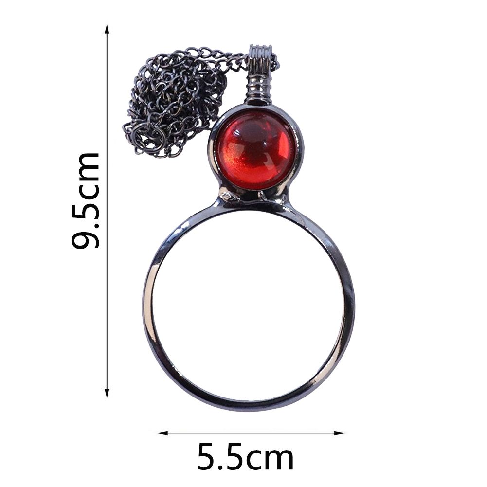 Alloy Multi-color optional 6x magnification Multipurpose Monolithic eyepiece Pendant Magnifying glass necklace Magnifier