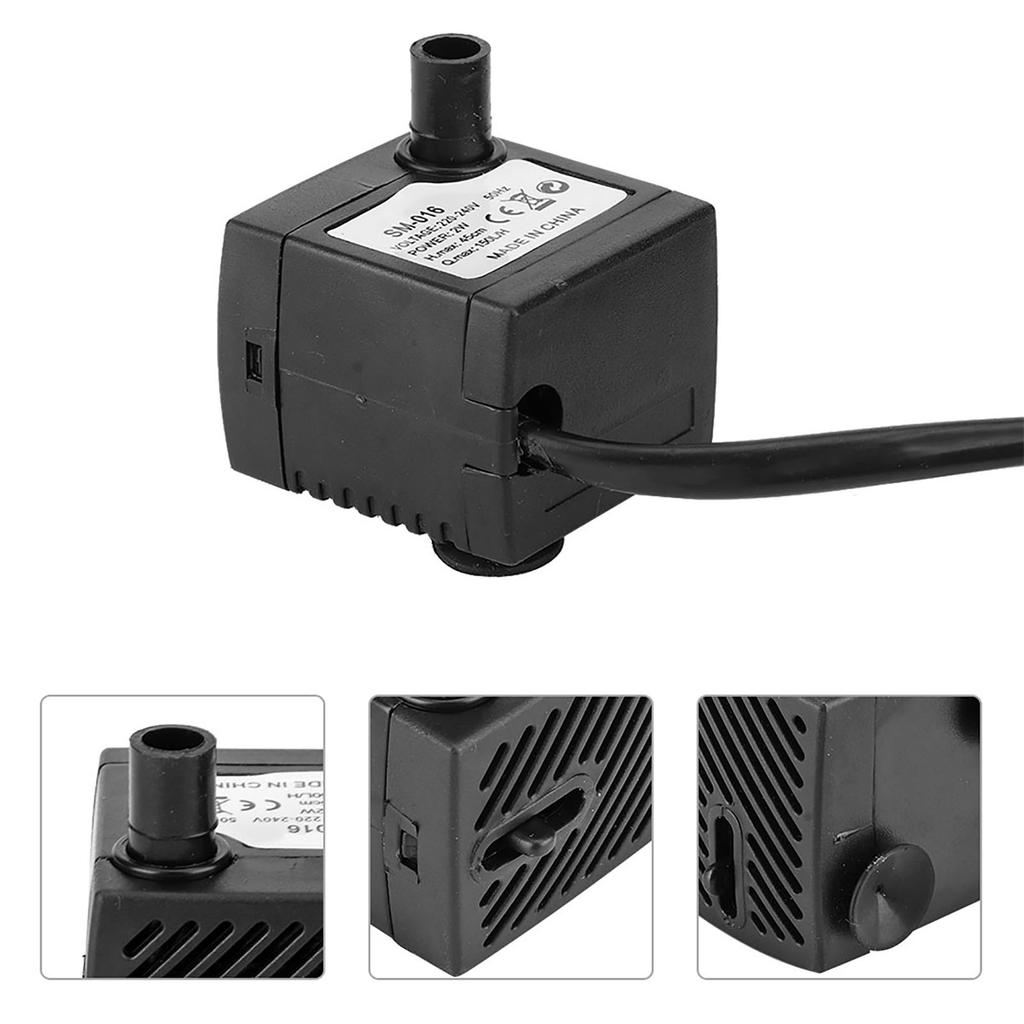Mini Ultra Quiet Submersible Water Pump Fish Pond Aquarium Tank Fountain