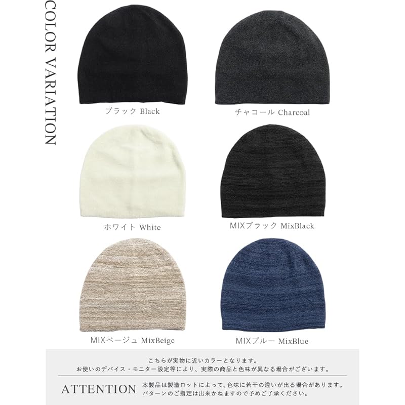 [Loo&c] [Lou and Sea] вязаная шапка мужская большого размера 100% хлопок медицинская шапка вязаная шапка шапка большой размер всесезонная защита от холода унисекс хлопок Смотреть