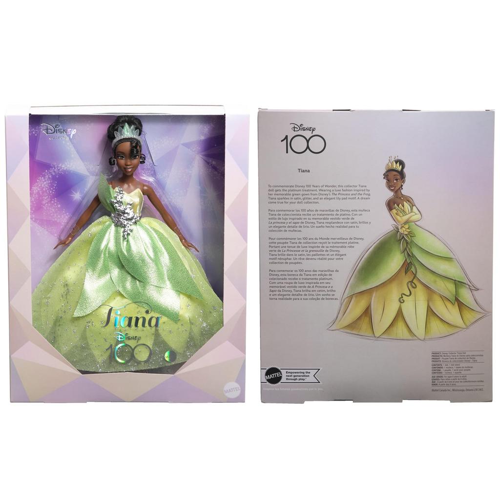 MATTEL Princess Tiana Platinum 100th Anniversary years old и HLX61 Disney/Disney [Кукла/Кукла-наряд] [Disney Celebration] [6 up]