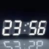 3D светодиодные цифровые часы, светящиеся модные настенные часы, многофункциональные креативные электронные часы с USB-разъемом, украшение для дома