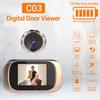 2.8 Inch Digital LCD Doorbell Camera Home Security 90 Degree Wide Angle Electronic Peephole Viewer Night Vision Door Bell.