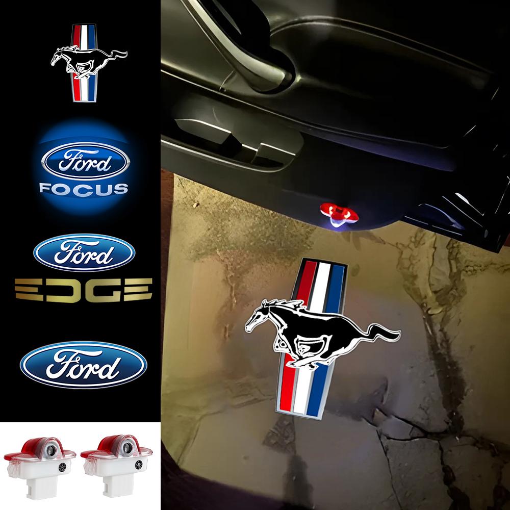 2pcs Car LED Door Welcome Light Projector Lamp Decoration Accessories Auto Styling For Ford S-MAX 2007-2008 CHIA-X 2007-2013
