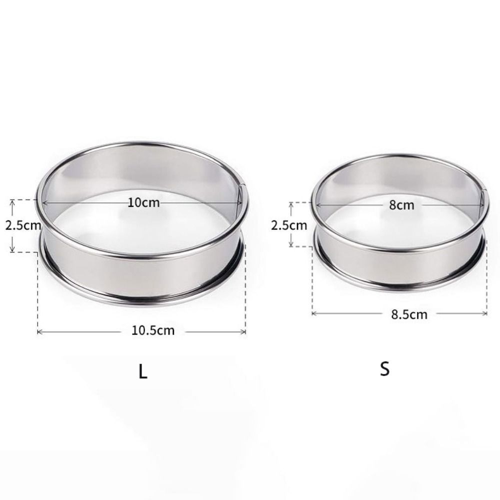 Cooking Rings Baking Circle Stainless Steel Brioche Molds New Circle Egg Ring  Biscuit Pastry