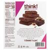 Think!, Protein & Fiber Bars, Chocolate Almond Brownie, 10 Bars, 40 G (1.41 Oz) Each